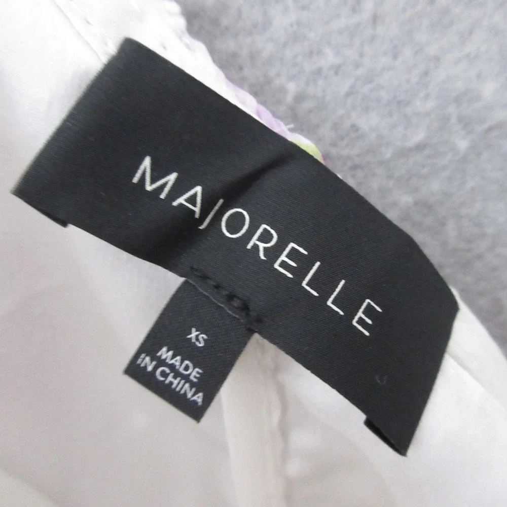 Majorelle Dress Floral One Shoulder Ruffle Asymmetrical Coquette Romantic Fairy‎